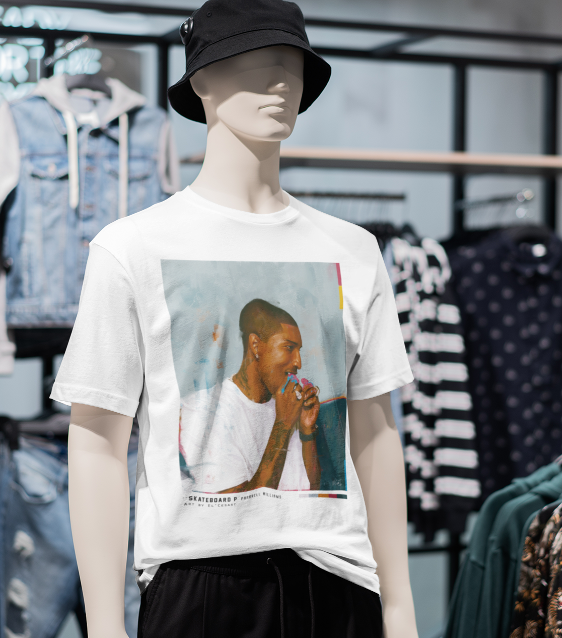 Skateboard P Pharrell Williams T-shirt – El'Cesart